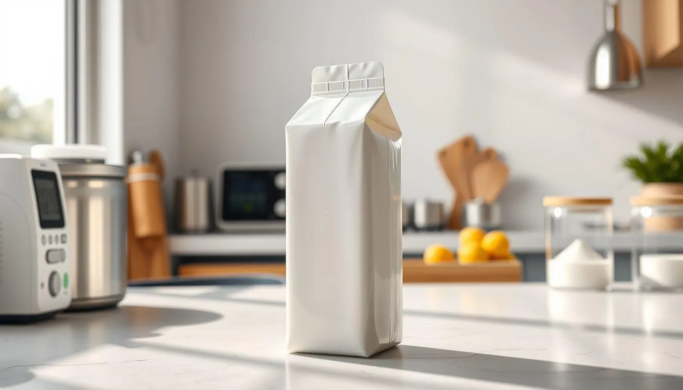 Durasi Ketahanan Susu UHT Berdasarkan Kondisi Penyimpanan (c) Ilustrasi AI