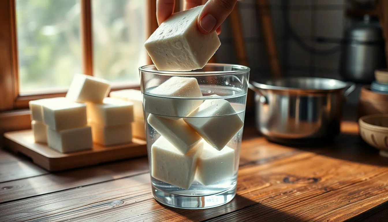 Cara Menyimpan Tahu Tanpa Kulkas Agar Tetap Awet (c) Ilustrasi AI