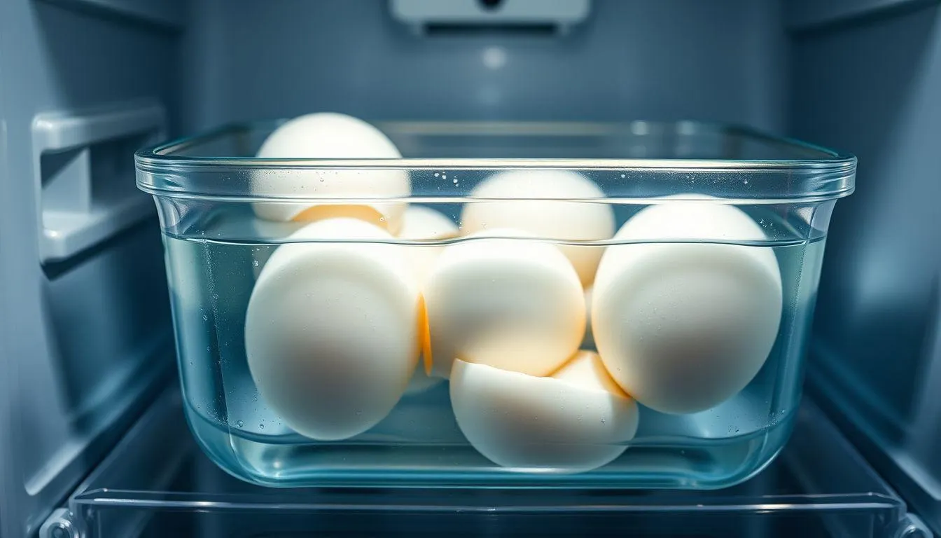 Cara Menyimpan Telur Rebus yang Sudah Dikupas (c) Ilustrasi AI