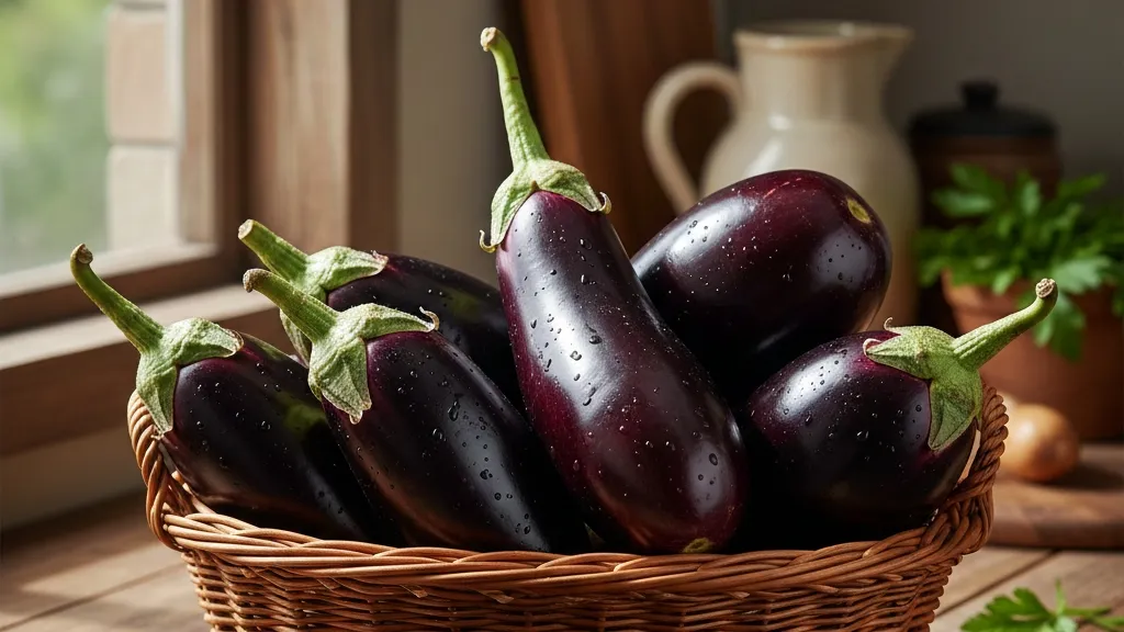 Cara Memilih Terong yang Baik untuk Penyimpanan (c) Ilustrasi AI