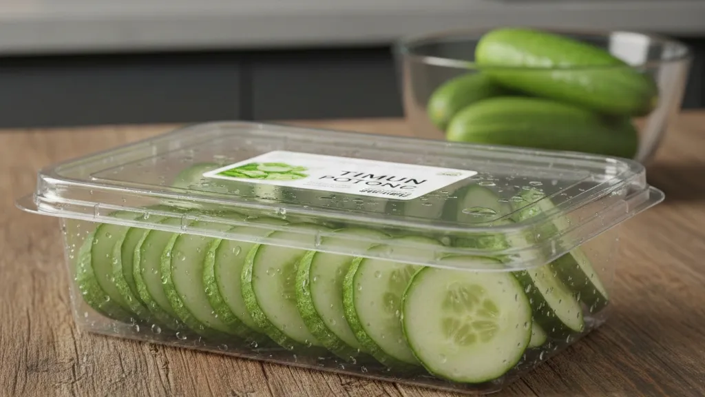 Tips Menyimpan Timun yang Sudah Dipotong (c) Ilustrasi AI