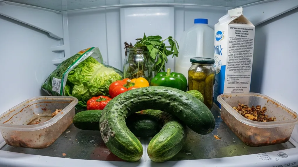 Kesalahan Umum dalam Menyimpan Timun (c) Ilustrasi AI