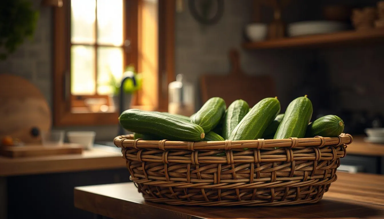 Cara Menyimpan Timun Tanpa Kulkas (c) Ilustrasi AI