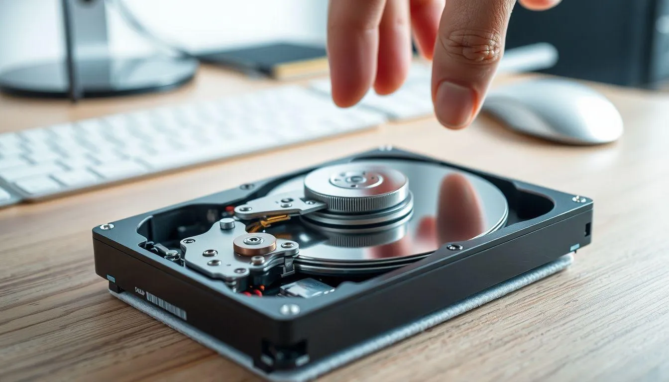 1. Lindungi Hardisk dari Guncangan dan Benturan (c) Ilustrasi AI