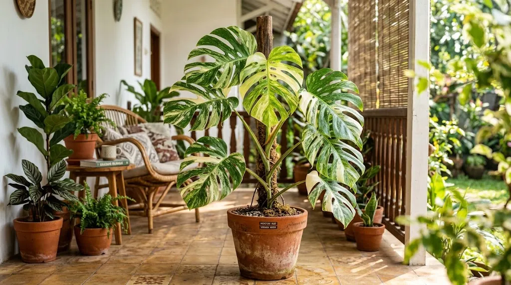 Monstera Variegata (AI Generated)