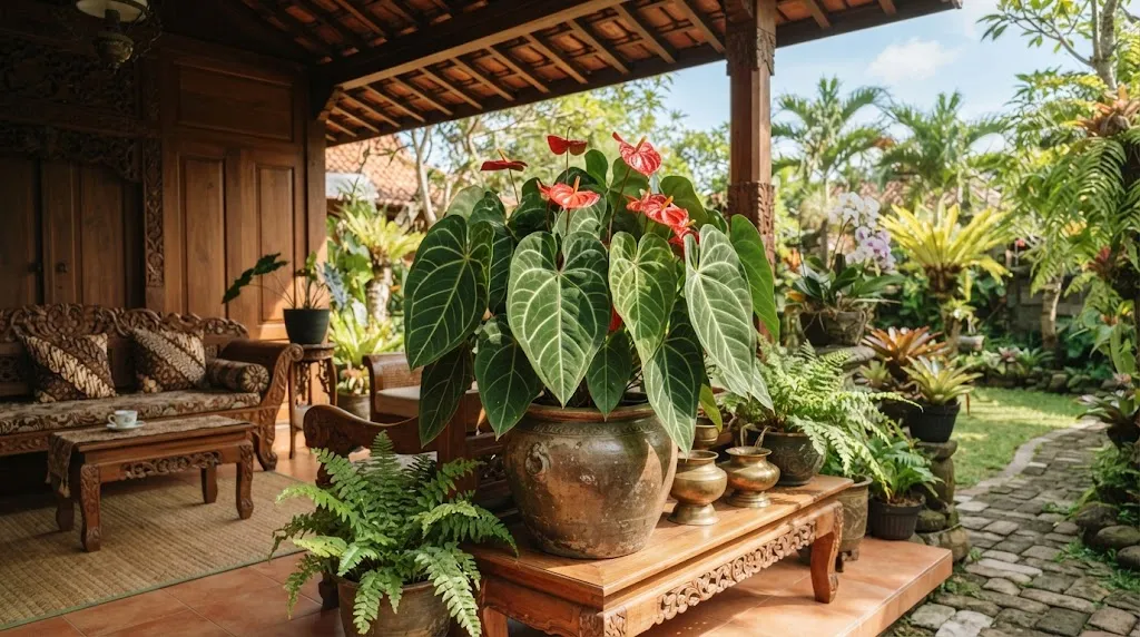 Cara Merawat Tanaman Anthurium (AI Generated)