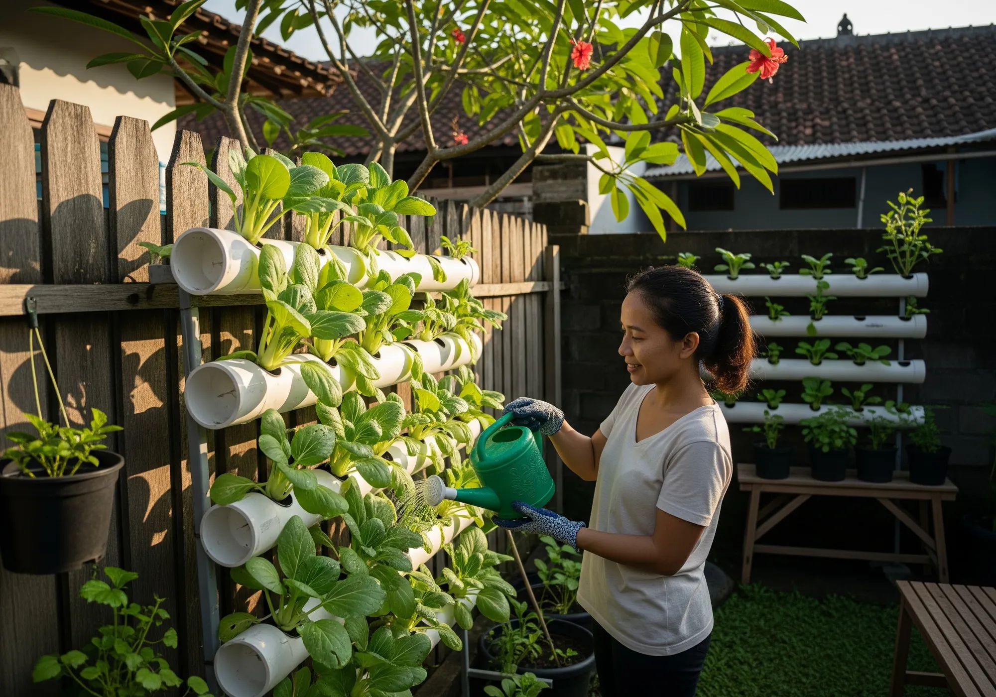 Cara merawat tanaman saat sering ditinggal bepergian (AI generated)