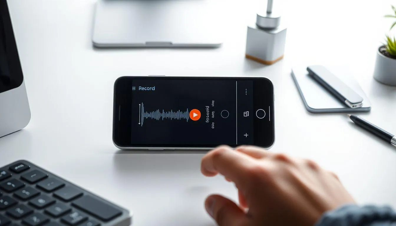 Cara Merekam Suara Menggunakan Aplikasi Easy Voice Recorder (credit:Image by AI)