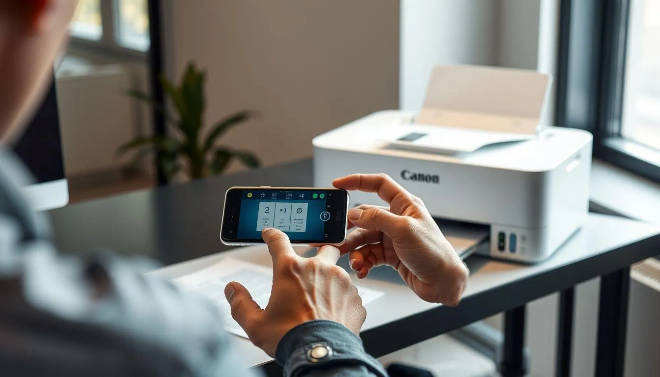 Cara Ngeprint Lewat HP dengan Aplikasi Canon Print (c) Ilustrasi AI