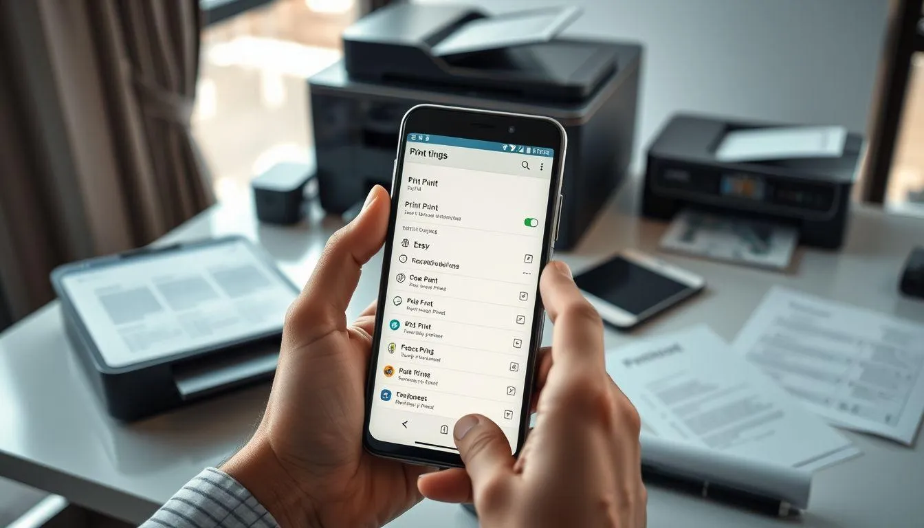 Cara Ngeprint Lewat HP dengan Fitur Built-in Android (c) Ilustrasi AI