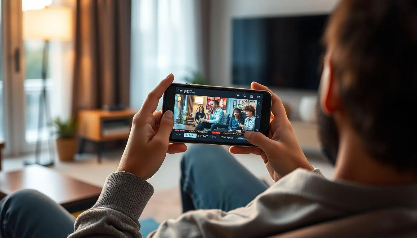 Keunggulan Menonton TV di Smartphone (c) Ilustrasi AI