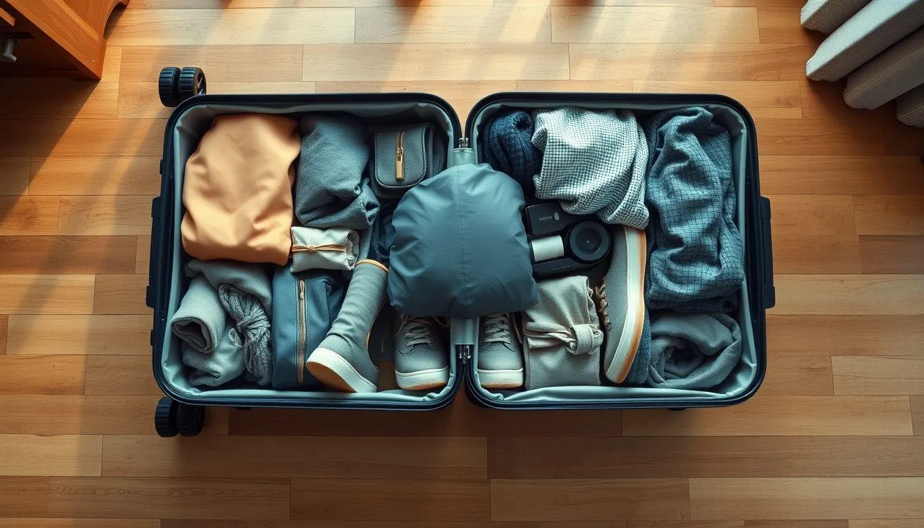 14. Perhatikan Distribusi Berat di Koper (c) Ilustrasi AI