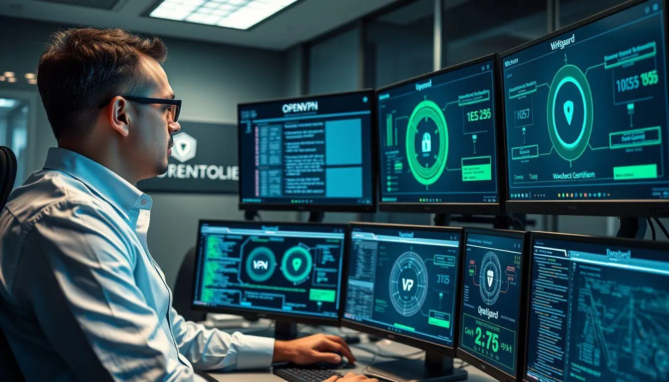 Keamanan dan Troubleshooting VPN (c) Ilustrasi AI