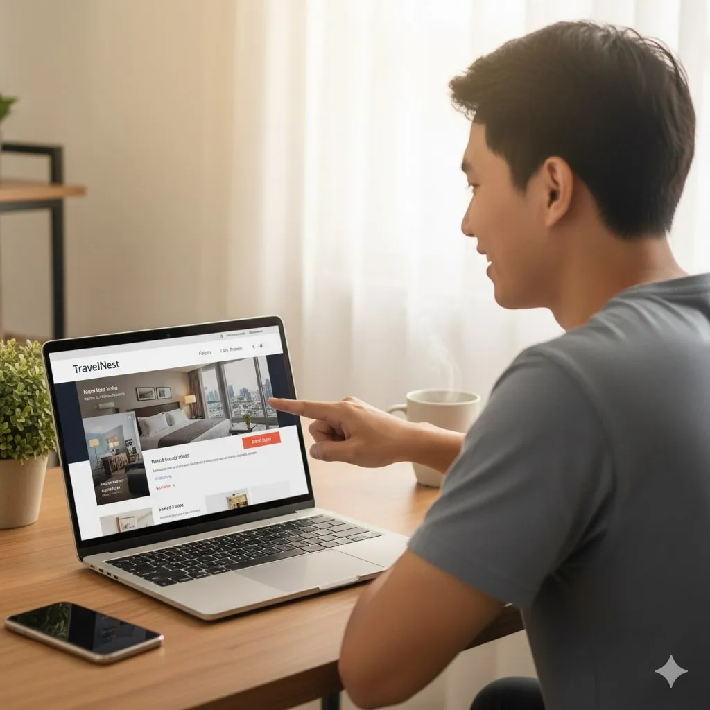 Pengertian dan Konsep Pemesanan Hotel di TikTok (c) Ilustrasi AI