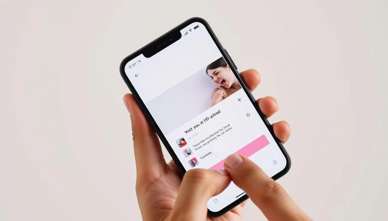 Langkah-Langkah Mengaktifkan Fitur Upload HD TikTok (c) Ilustrasi AI