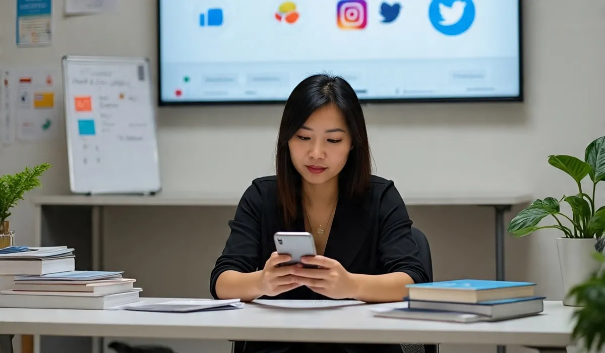 Tips Membuat Caption yang Menarik (c) Ilustrasi by Meta AI