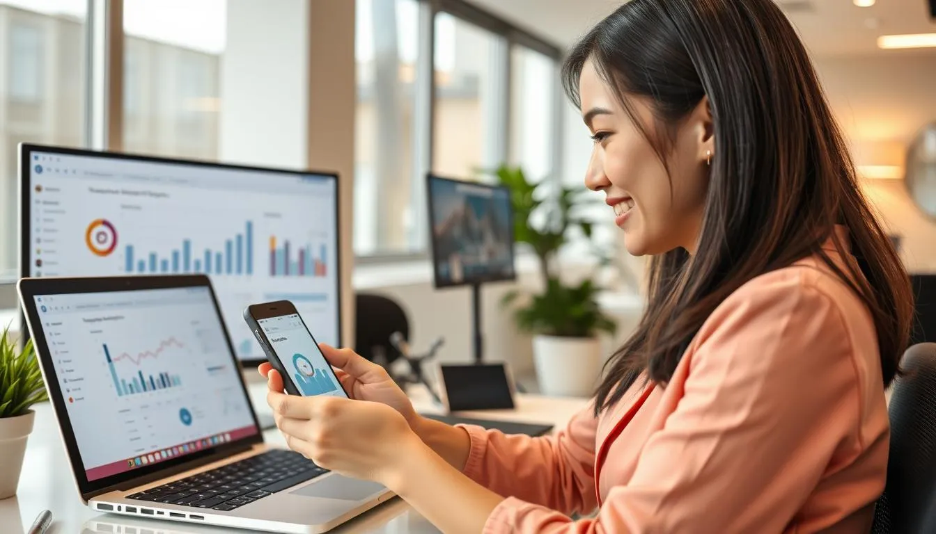 Menganalisis Performa Postingan (c) Ilustrasi AI