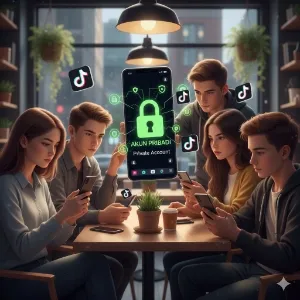 Tips Menjaga Privasi di TikTok (c) Ilustrasi AI