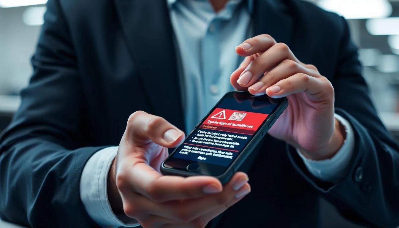 Tanda-Tanda HP Terkena Sadap (c) Ilustrasi AI