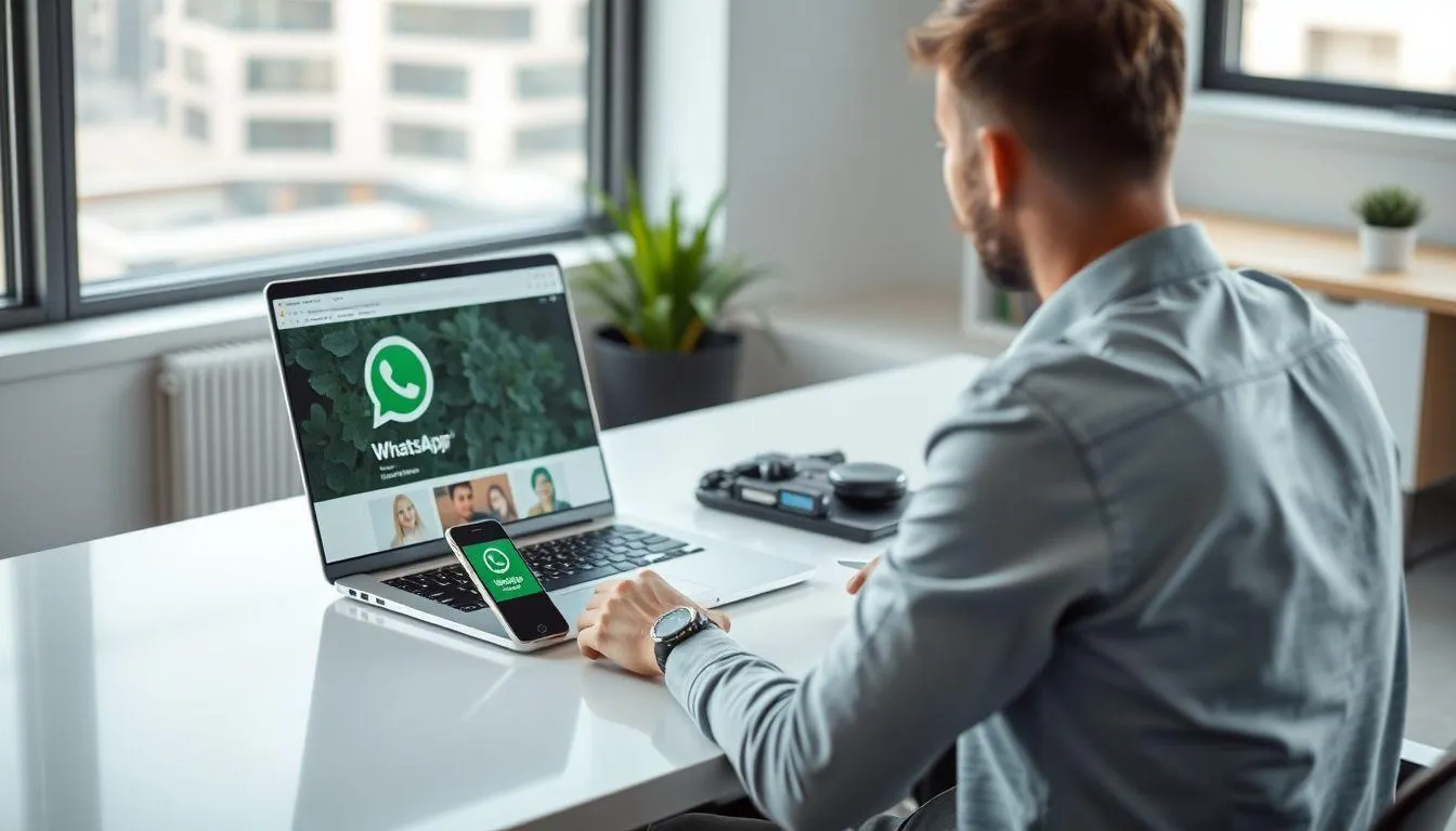 1. Menggunakan WhatsApp Web untuk Monitoring (c) Ilustrasi AI