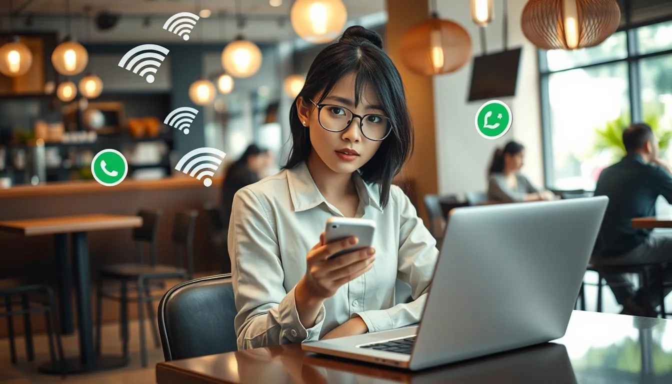 Cara Melindungi WhatsApp dari Penyadapan (c) Ilustrasi AI