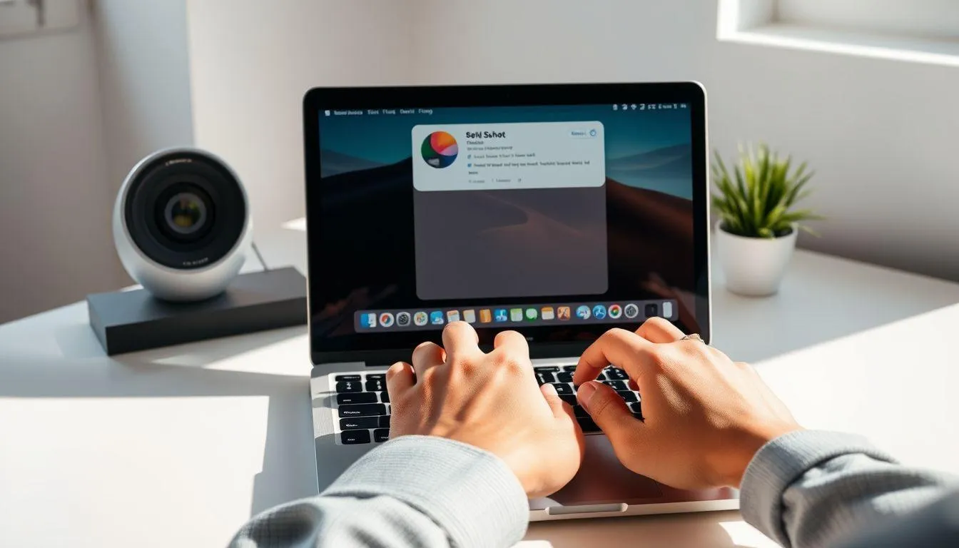 3. Cara Screenshot di MacBook Menggunakan Toolbar dan Timer (c) Ilustrasi AI