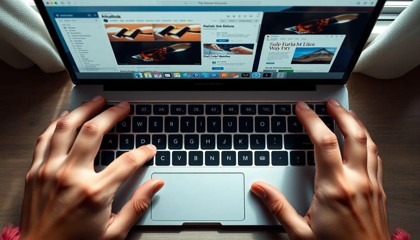 1. Cara Screenshot Seluruh Layar di MacBook (c) Ilustrasi AI
