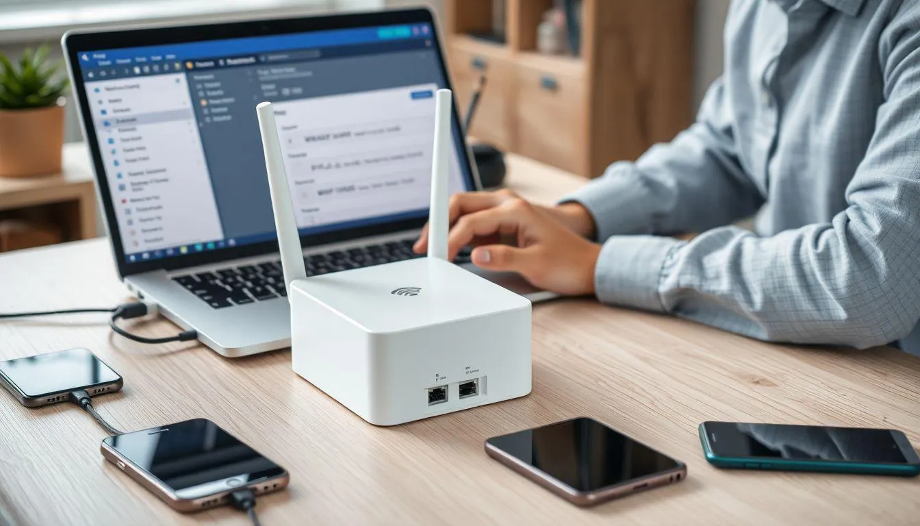 Keamanan Jaringan pada WiFi Repeater (c) Ilustrasi AI
