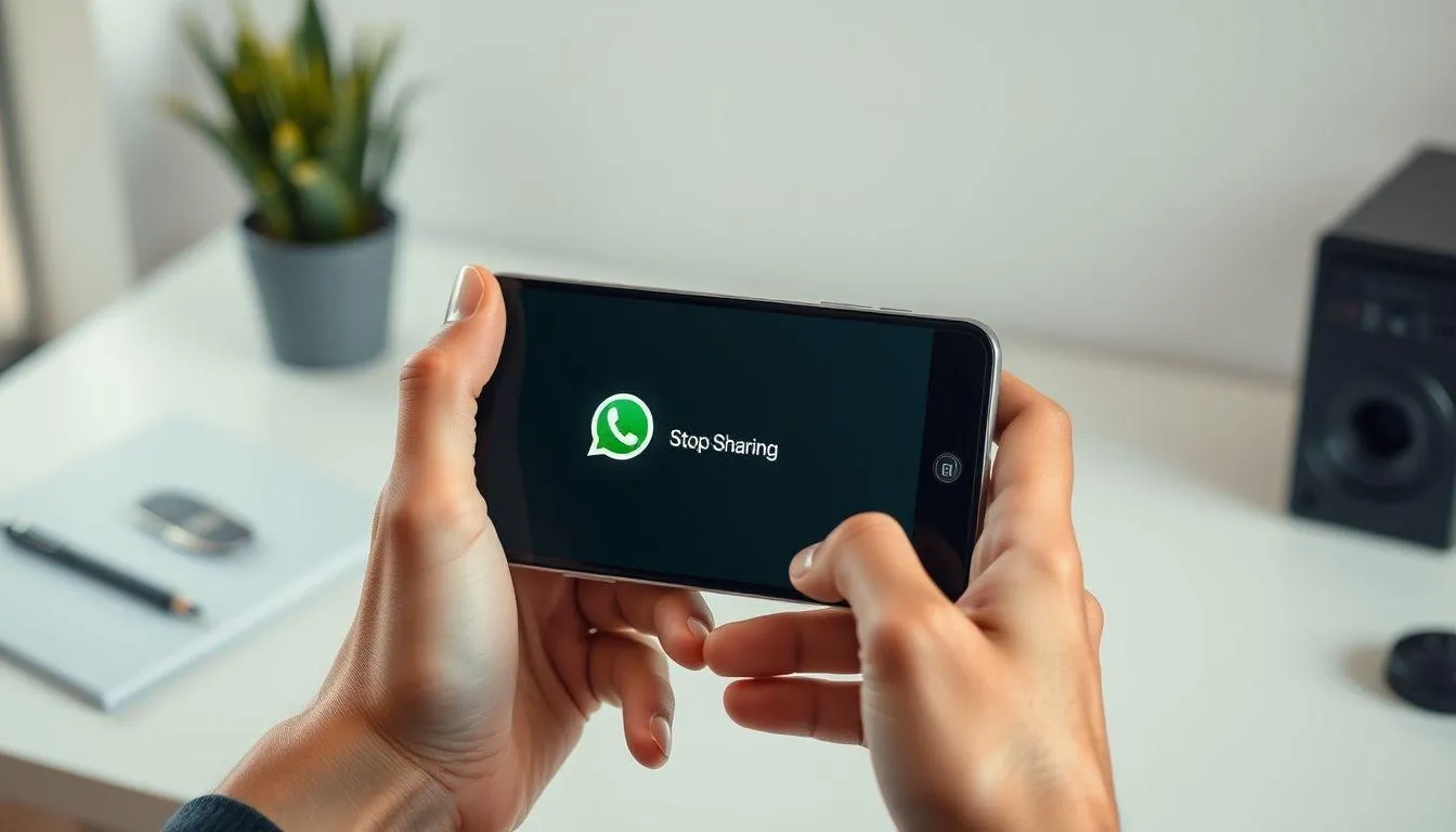 4. Cara Menghentikan Share Screen WhatsApp