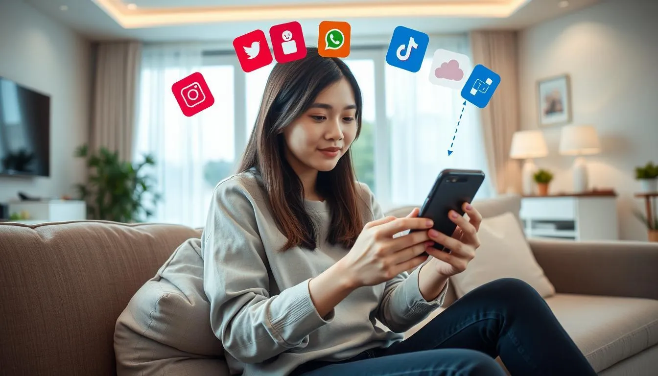 Tips Tambahan Saat Membagikan Video TikTok (c) Ilustrasi AI