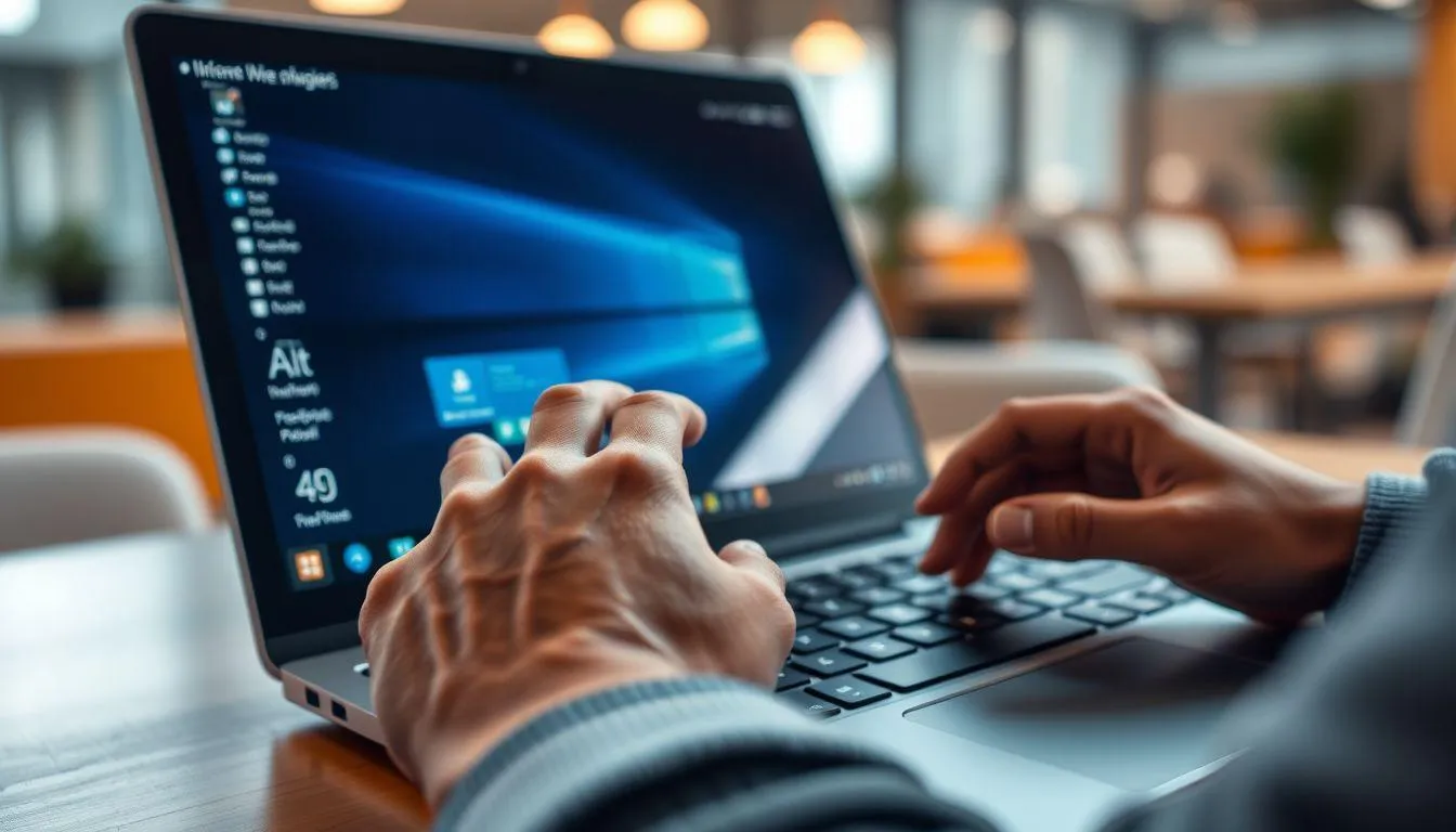 Cara Shutdown Laptop Windows dengan Keyboard (c) Ilustrasi AI