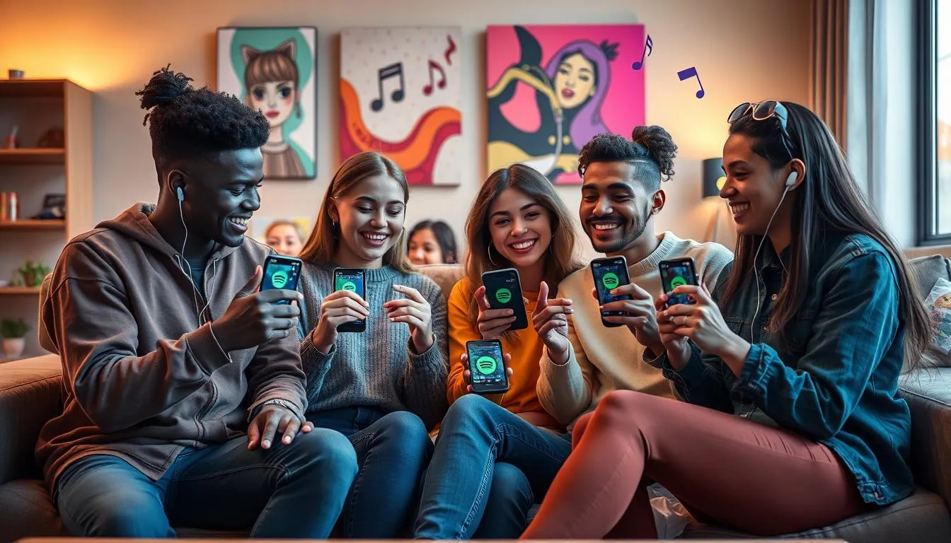 Apa itu Spotify Blend? (c) Ilustrasi AI