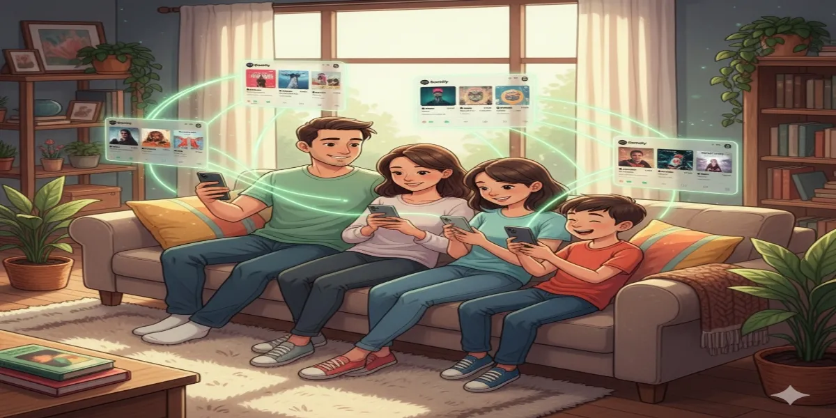 Alternatif Legal untuk Menghemat Biaya Spotify Premium (c) Ilustrasi AI