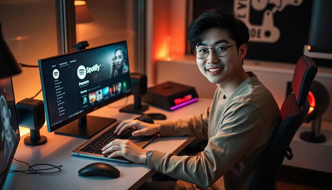 Cara Mendapatkan Spotify Premium di PC (c) Ilustrasi AI