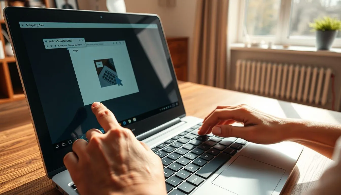 2. Cara SS di Komputer dengan Snipping Tool dan Fitur Tambahan (c) Ilustrasi AI