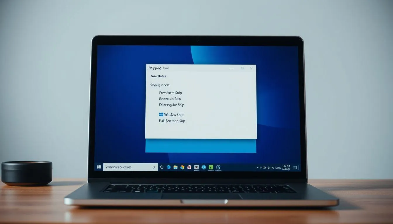 4. Menggunakan Snipping Tool