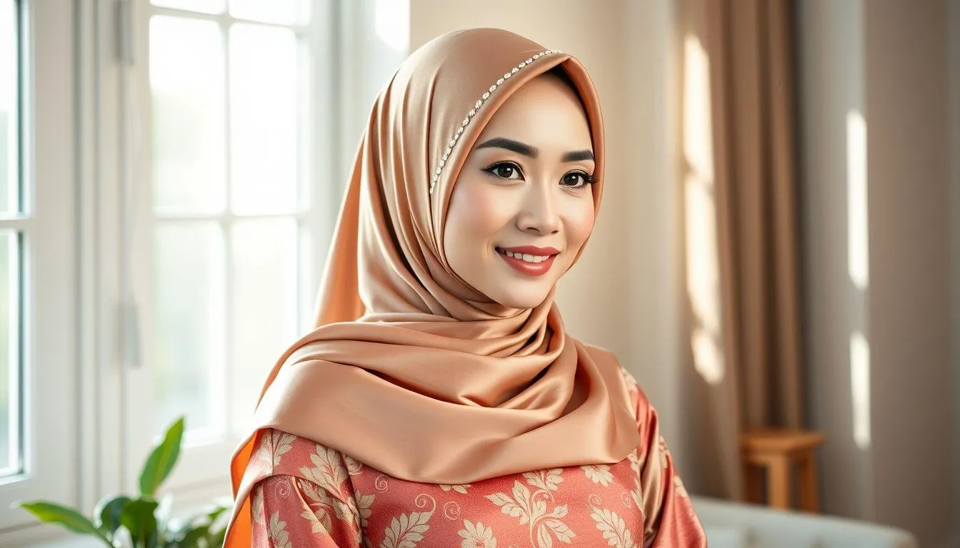 3. Memadukan Busana dengan Hijab yang Serasi (c) Ilustrasi AI