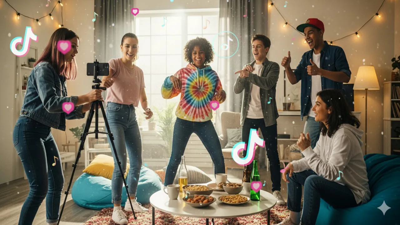 Apa Itu Ternak TikTok? (c) Ilustrasi AI