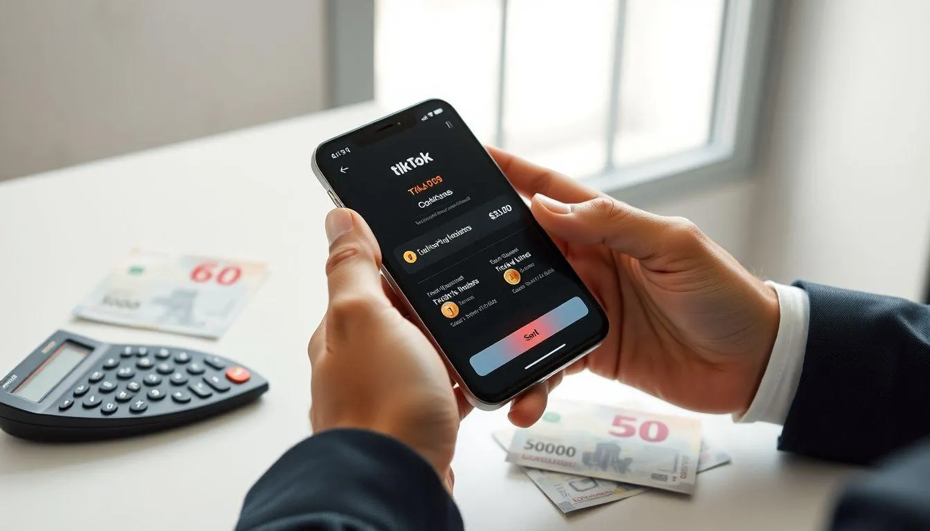 Harga dan Paket Koin TikTok (c) Ilustrasi AI