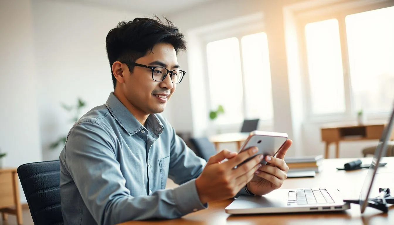 Langkah-Langkah Cara Transfer Menggunakan Flip (c) Ilustrasi AI