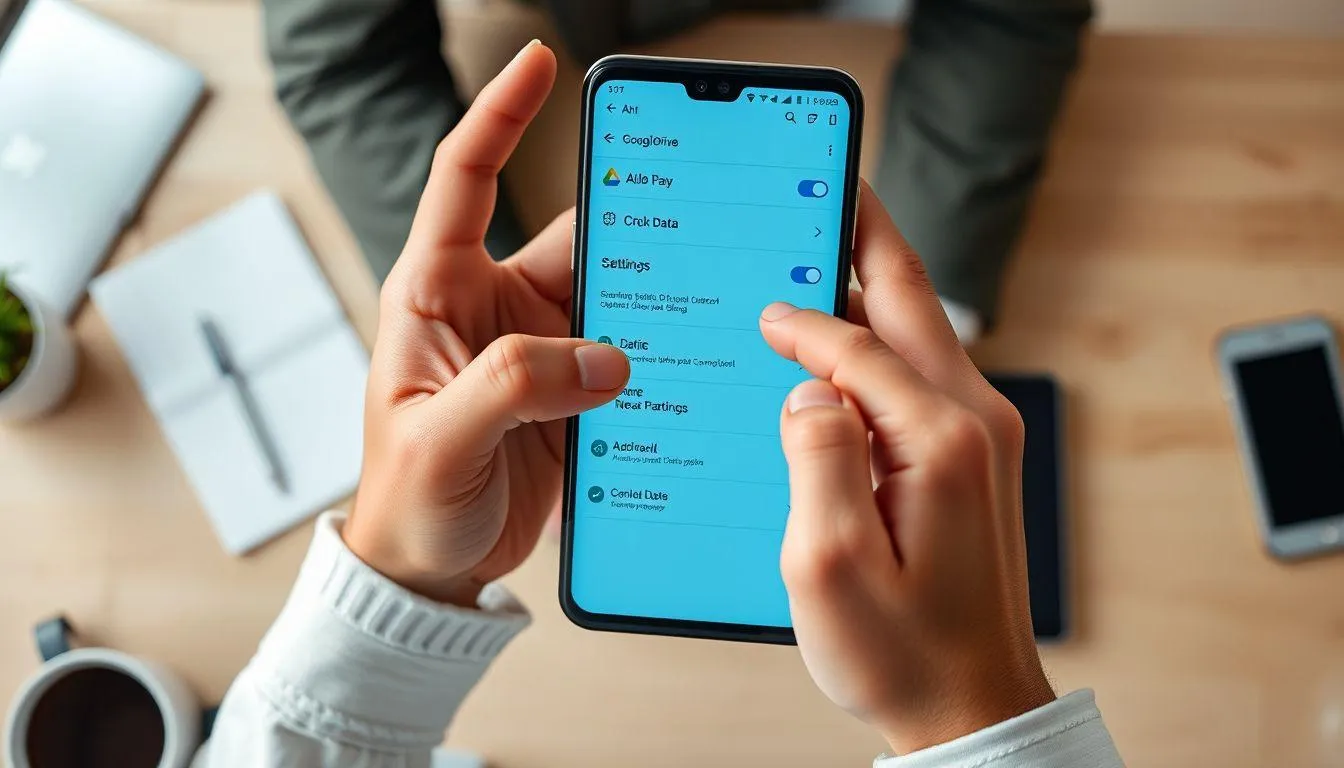Langkah-Langkah Mengaktifkan Upload dengan Data Seluler (c) Ilustrasi AI
