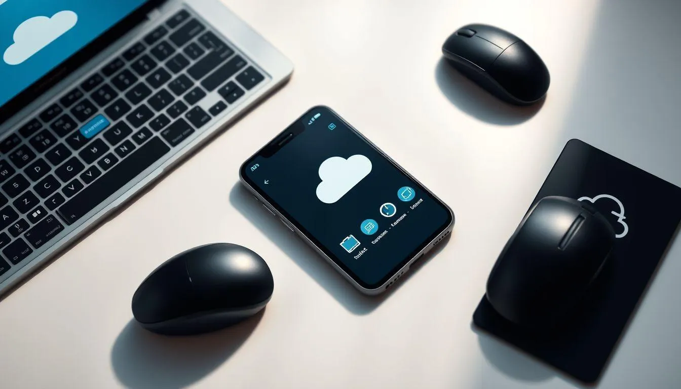 Alternatif Layanan Cloud Storage dengan Fitur Data Seluler (c) Ilustrasi AI