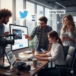 FAQ Seputar Upload Video Panjang di Twitter (c) Ilustrasi AI