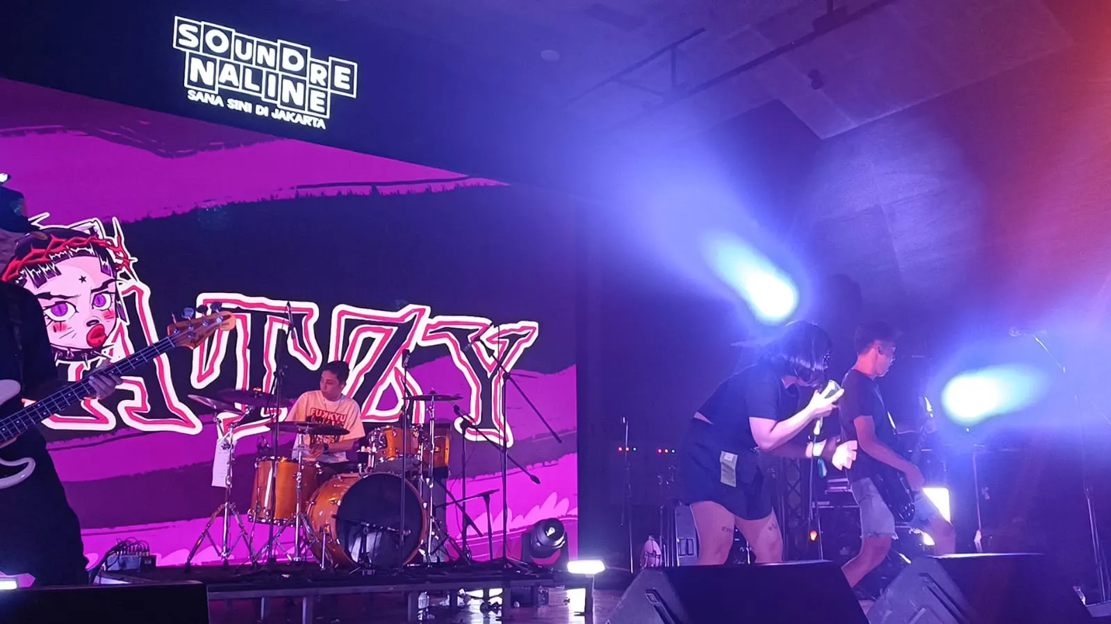 Catzy di Soundrenaline Â© KapanLagi.com/Fikri Alfi Rosyadi