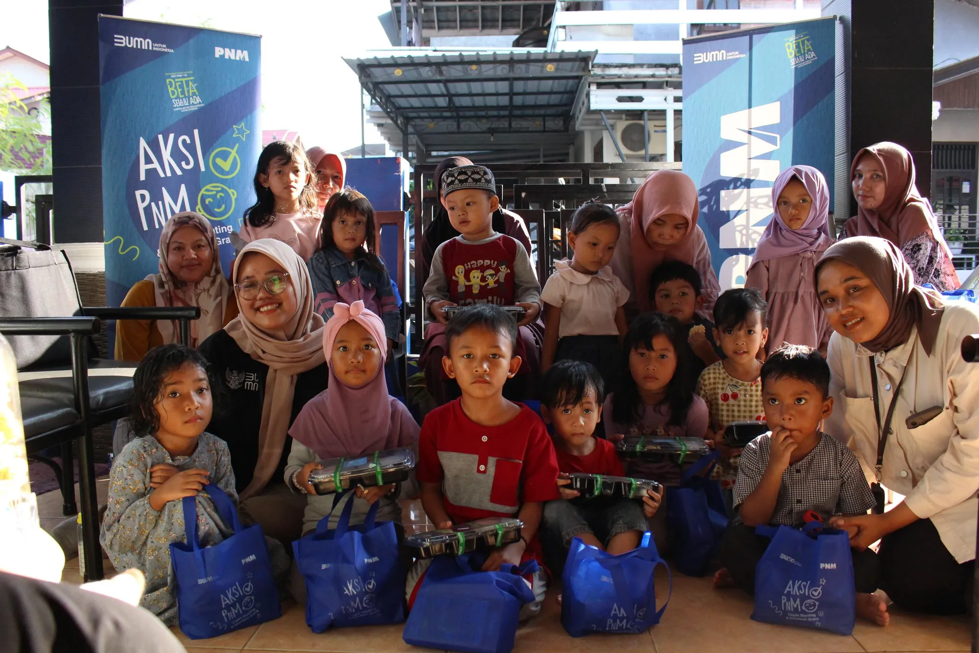 PT Permodalan Nasional Madani (PNM) gelar imunisasi gratis (Credit foto: Dokumentasi Pribadi)