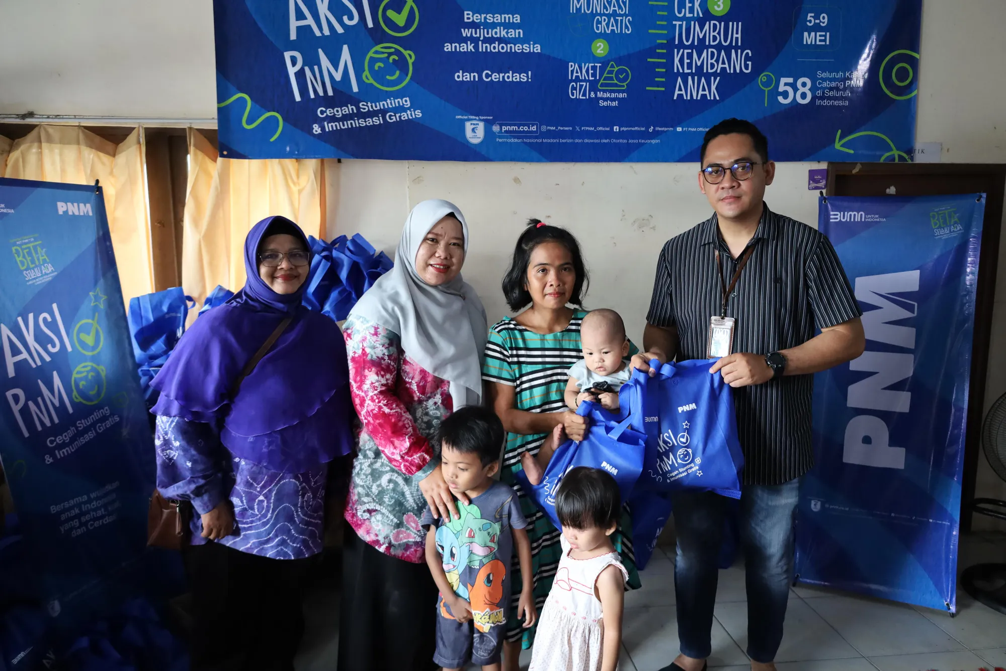 PT Permodalan Nasional Madani (PNM) gelar imunisasi gratis (Credit foto: Dokumentasi Pribadi)