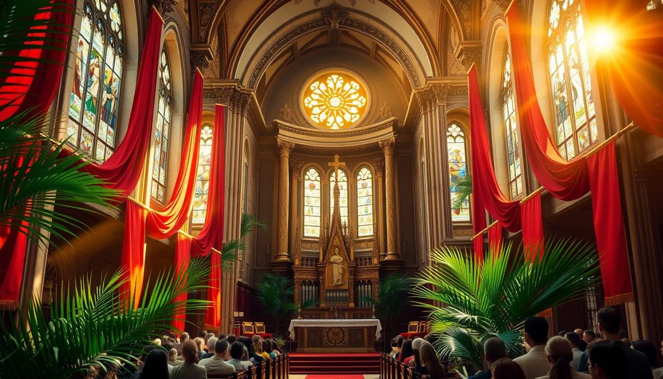 Warna Liturgi dan Makna Spiritual Minggu Palma (c) Ilustrasi AI