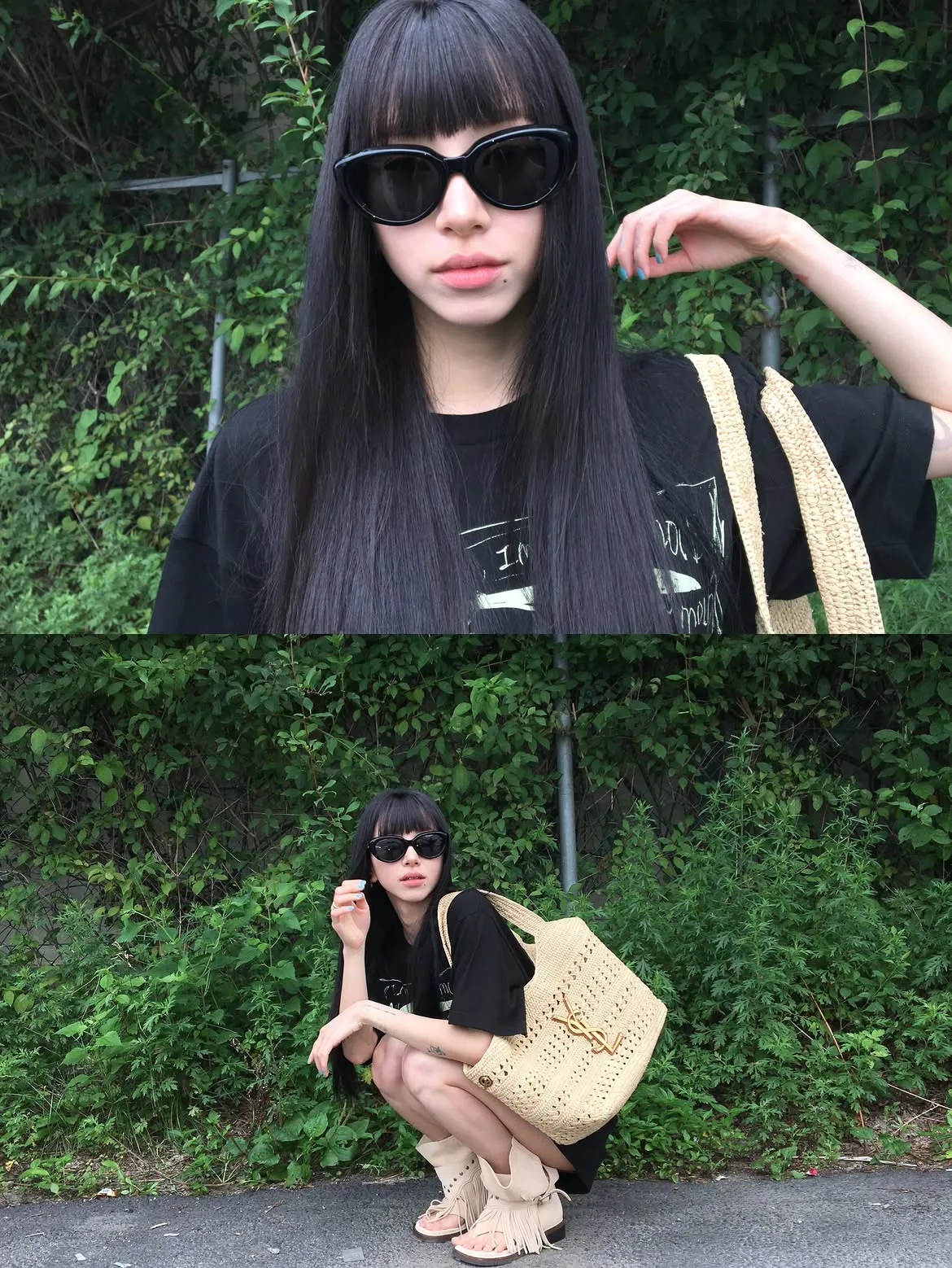 Chaeyoung Rambut Panjang (credit: instagram.com/chaeyo.0)