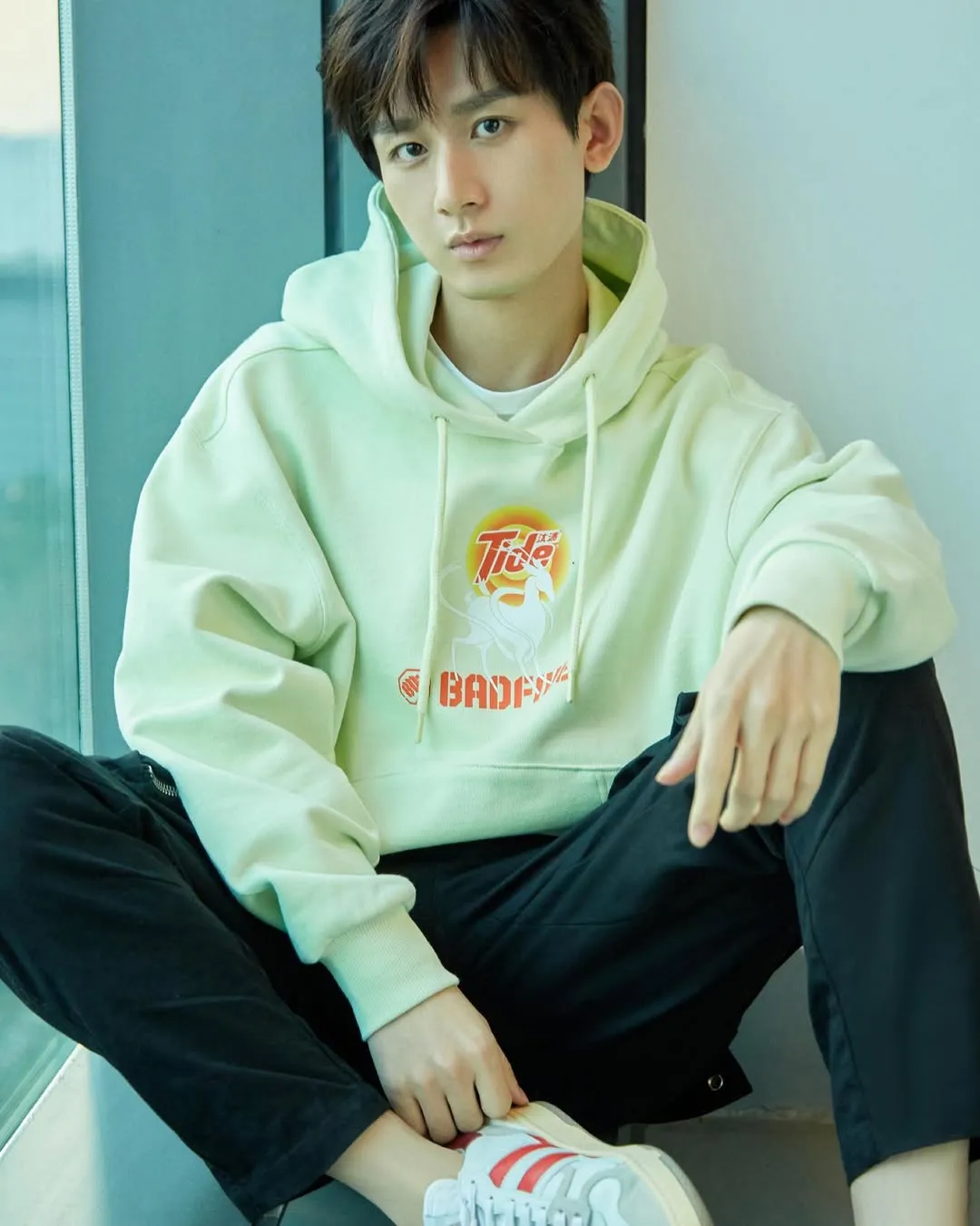 Cheng Yi jatuh saat syuting/cr: Instagram @chengyi.0517_