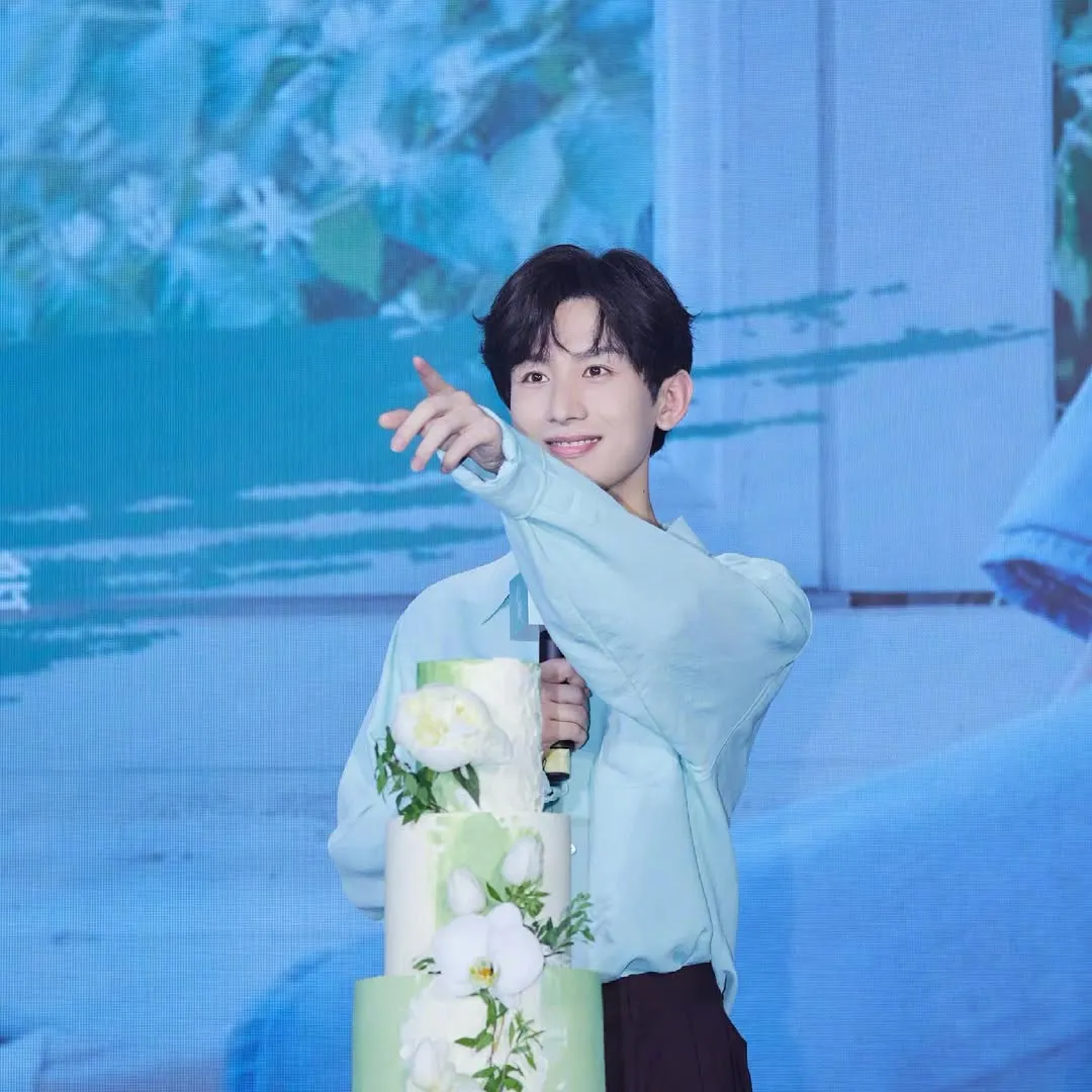 Cheng Yi jatuh saat syuting/cr: Instagram @chengyi.0517_